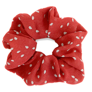 Scrunchie.nl scrunchie Stippen Red