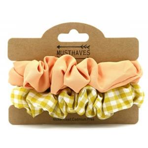 Scrunchie.nl scrunchie Orange | Combideal | 2 stuks