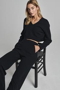 REPEAT cashmere Cashmere trui met diepe V-hals
