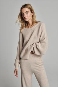 REPEAT cashmere Grof gebreide cashmere trui