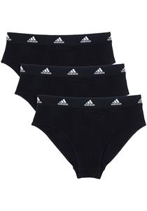 adidas Sportswear Bikinibroekje "Sport Active Comfort Cotton" Elastische logo geweven band, snel drogend (Set van 3)