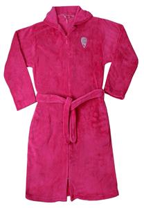 Roze kinderbadjas met rits-176