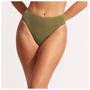 Seafolly - Women's Sea Dive High Rise Pant - Bikinibroekje, wit