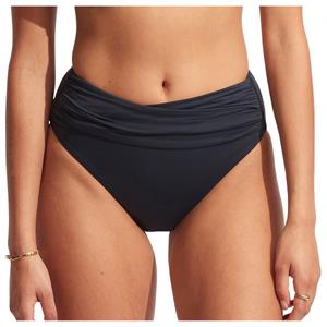 Seafolly - Women's Collective High Waist Wrap Front Pant - Bikinibroekje, blauw