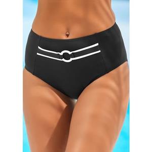 Vivance Highwaist-bikinibroekje Lorena met contrastkleurige paspels