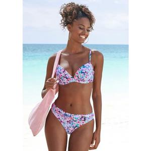 s.Oliver RED LABEL Beachwear Bikinibroekje Scatter met ring in hoornlook, van microvezel, met gerecycled polyamide