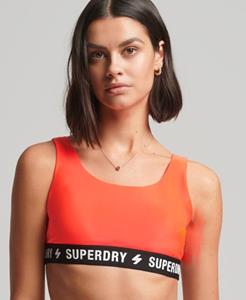 Superdry Female Code Elastische Bikinitop Oranje