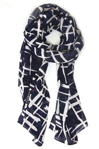Collezione Alessandro Modeschal Japan, (1 St.), im maritimen Look dunkelblau und weiß