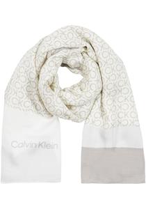 Calvin Klein Modetuch GEO MINIMAL SCARF 130X130