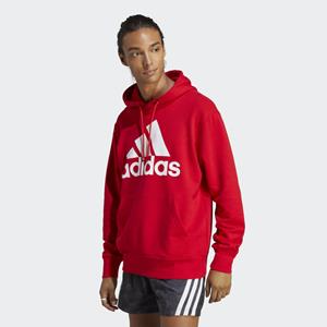 adidas Essentials French Terry Big Logo Hoodie Rot