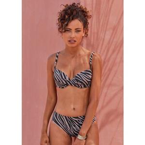 LASCANA Push-Up-Bikini-Top "Kaa", im Animal-Design