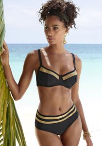 Lascana Bikinitop met beugels Elodie met trendy materiaalelement