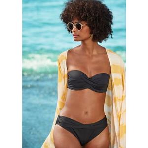 s.Oliver RED LABEL Beachwear Bandeau-bikinitop Spain in effen kleuren met wikkel-look