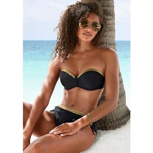 LASCANA Bügel-Bandeau-Bikini-Top "Elodie", mit trendigem Materialeinsatz