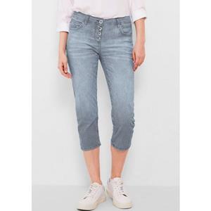 Cecil 3/4-Jeans, in gestreiftem Design