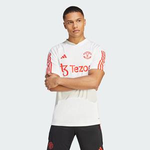 adidas Manchester United Trainingsshirt 2023-2024 Wit