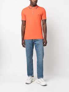 Fay Poloshirt met geborduurd logo - Oranje