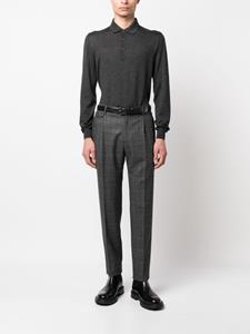 Poloshirt met lange mouwen - Grijs