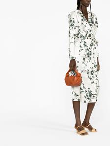 rotatebirgerchristensen ROTATE BIRGER CHRISTENSEN Midi-jurk met bloemenprint - Beige