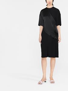 Stella McCartney T-shirtjurk met vlakken - Zwart