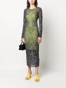 patriziapepe Patrizia Pepe Mini-jurk met print - Zwart