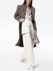 maisonmargiela Maison Margiela Gerafelde straight jeans - Wit