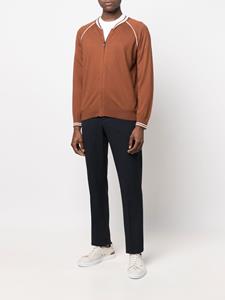 Corneliani Jack met contrasterende afwerking - Bruin