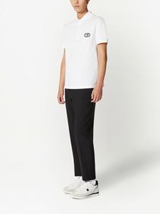 valentinogaravani Valentino Garavani VLogo Signature piqué poloshirt - Wit