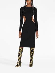 Gucci Jurk met uitgesneden kristallen - Zwart