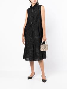 shiatzychen SHIATZY CHEN Midi-jurk met print - Zwart
