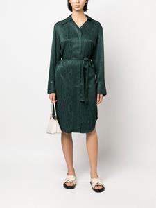 Holzweiler Metallic blousejurk - Groen
