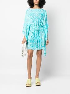 ETRO Mini-jurk met print - Blauw