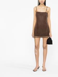 alexanderwang Alexander Wang Mini-jurk verfraaid met kralen - Bruin