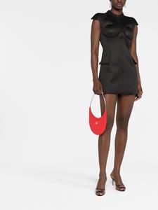 Coperni Glanzende mini-jurk - Bruin