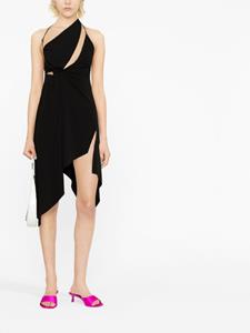 Coperni Asymmetrische jurk - Zwart