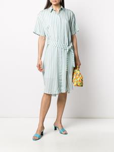 pspaulsmith PS Paul Smith Gestreepte blousejurk - Blauw