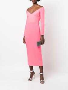 alexperry Alex Perry Off-shoulder jurk - Roze