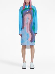 Marni Blousejurk met print - Blauw