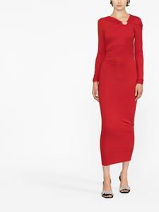 alexandrevauthier Alexandre Vauthier Uitgesneden midi-jurk - Rood