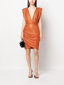 philippplein Philipp Plein Jurk met stras - Oranje