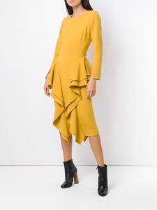 Olympiah Chipre midi-jurk - Geel