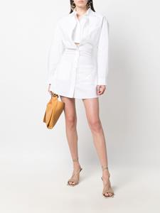 Jacquemus Gelaagde blousejurk - Wit