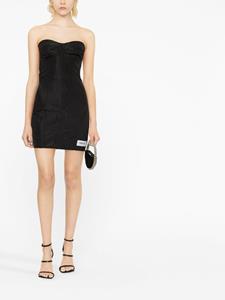 dolce&gabbana Dolce & Gabbana Strapless mini-jurk - Zwart
