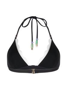 stellamccartney Stella McCartney Badpak met gestreept detail - Blauw