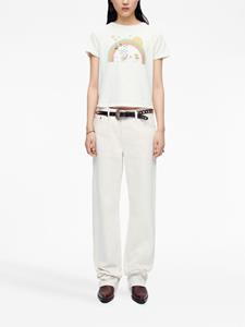 RE/DONE Mid waist jeans - Wit