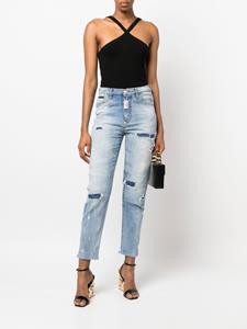 philippplein Philipp Plein Gerafelde jeans - Blauw
