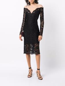 dolce&gabbana Dolce & Gabbana Mini-jurk met kant - Zwart