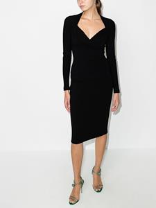 dolce&gabbana Dolce & Gabbana Jurk met sweetheart hals - Zwart