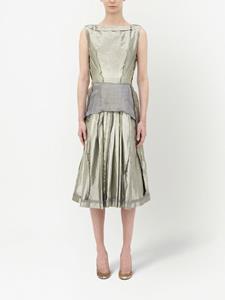 maisonmargiela Maison Margiela Work-In-Progress midi-jurk - Zilver