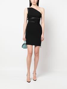 DSQUARED2 Asymmetrische mini-jurk - Zwart
